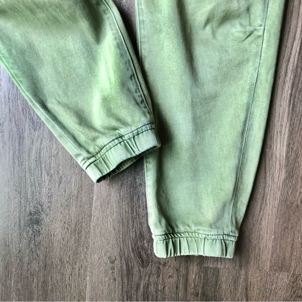 VERVET Jogger Jeans Women’s 29 Olive Green High-Rise Non-Stretch - Picture 4 of 11
